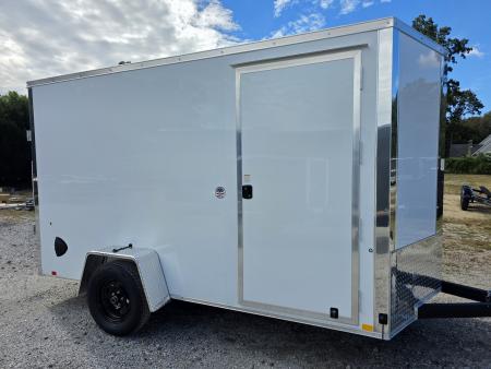 New 2027 Formula Trailers 6x12 6'6 INSIDE 080 SCREWLESS EXTERIOR ramp door 6 X 12 Cargo / Enclosed Trailer