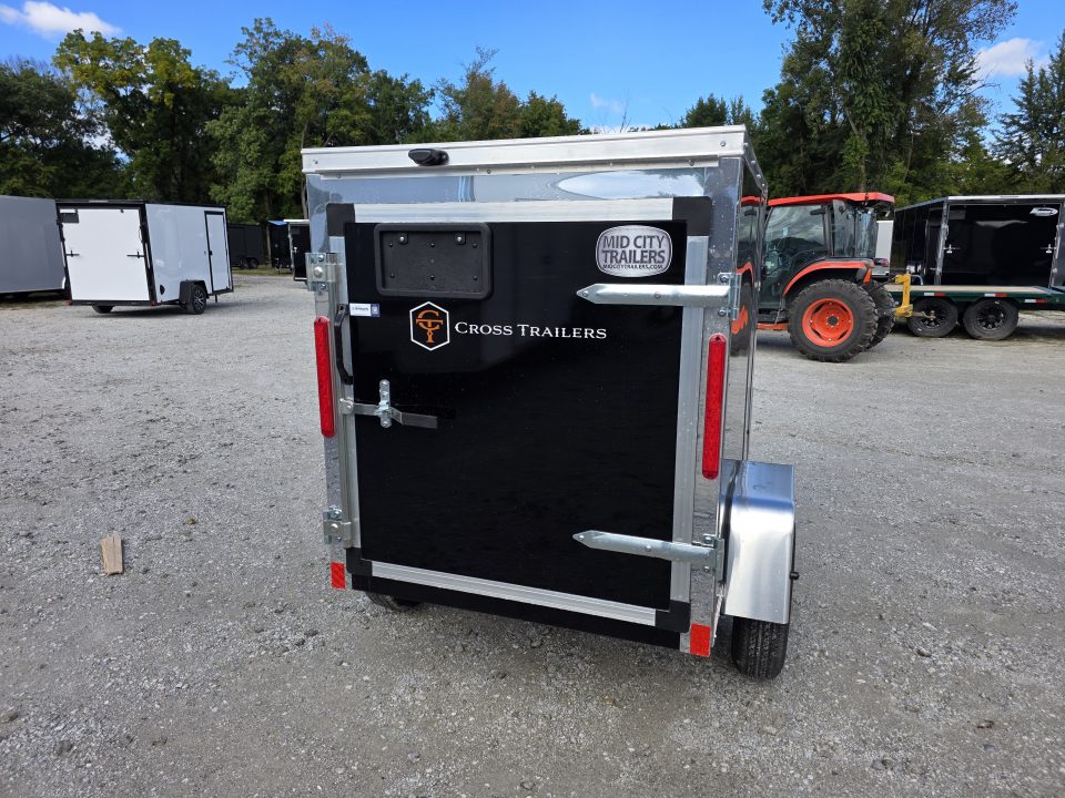 New 2027 Cross Trailers 4X6 4 X 6 SWING DOOR Cargo / Enclosed Trailer