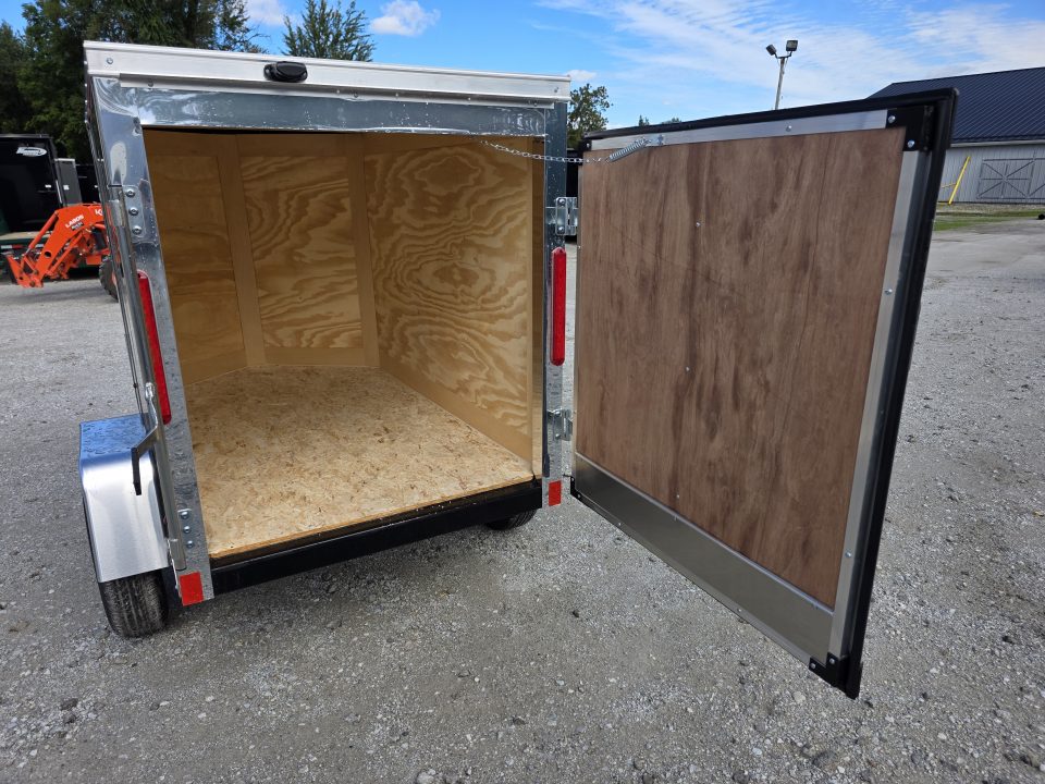 New 2027 Cross Trailers 4X6 4 X 6 SWING DOOR Cargo / Enclosed Trailer