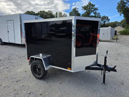 New 2027 Cross Trailers 4X6 4 X 6 SWING DOOR Cargo / Enclosed Trailer