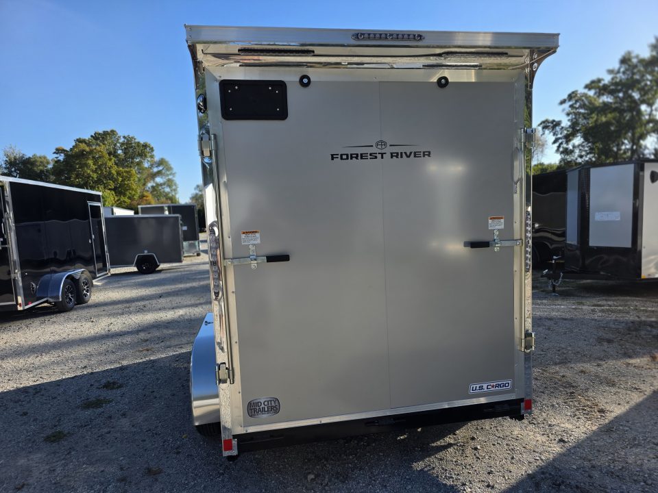 New 2027 US Cargo 6.5X12 TANDEM AXLE POLY 080 SCREWLESS 7' INSIDE DRINGS SXS UTV GOLFCART MOWER 7K GVWR Cargo / Enclosed Trailer