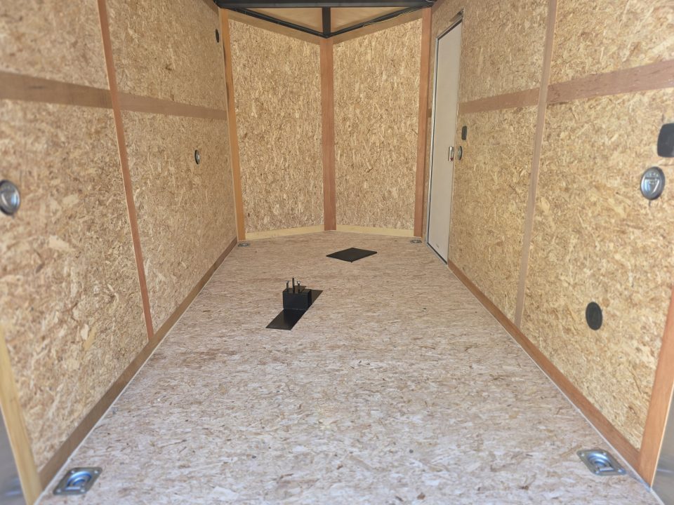 New 2027 US Cargo 6.5X12 TANDEM AXLE POLY 080 SCREWLESS 7' INSIDE DRINGS SXS UTV GOLFCART MOWER 7K GVWR Cargo / Enclosed Trailer
