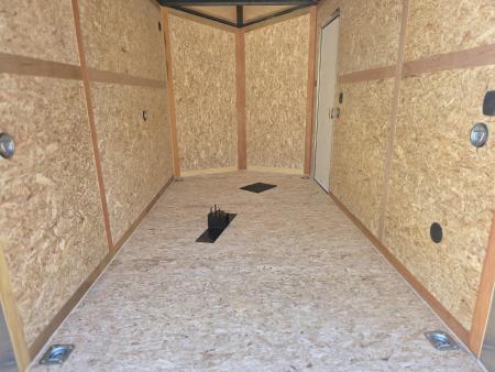 New 2027 US Cargo 6.5X12 TANDEM AXLE POLY 080 SCREWLESS 7' INSIDE DRINGS SXS UTV GOLFCART MOWER 7K GVWR Cargo / Enclosed Trailer