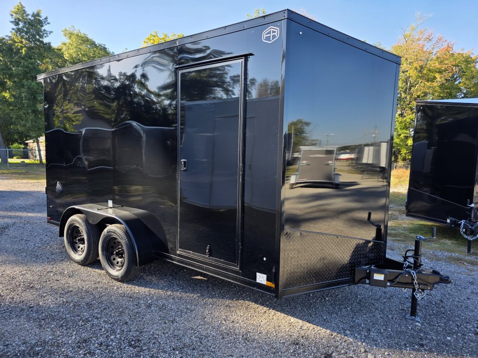 New 2027 US Cargo 7X14 TANDEM AXLE 7 INSIDE 80" TALL RAMP DOOR 080 POLYCORE BLACKOUT SCREWLESS Cargo / Enclosed Trailer