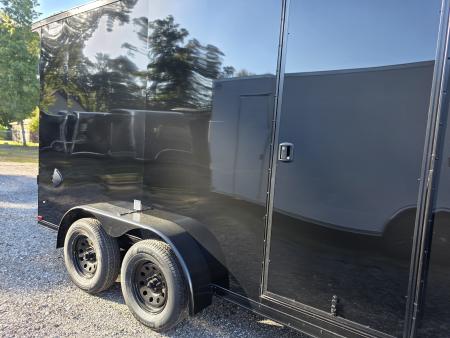 New 2027 US Cargo 7X14 TANDEM AXLE 7 INSIDE 80" TALL RAMP DOOR 080 POLYCORE BLACKOUT SCREWLESS Cargo / Enclosed Trailer