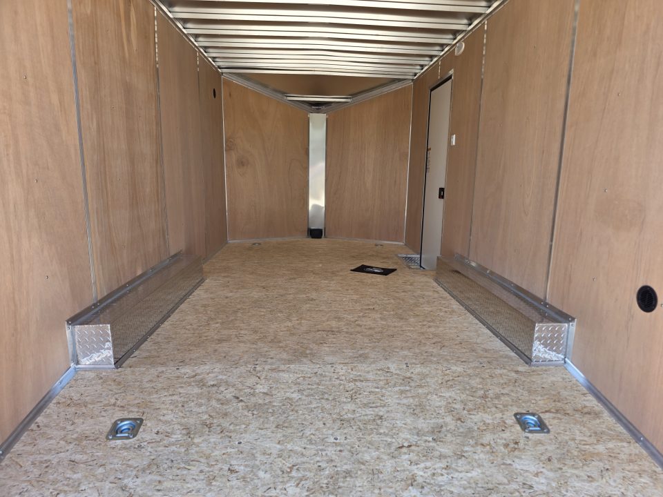New 2027 Amerilite 8.5X16 7' INSIDE ALUMINUM CAR HAULER ATV SXS UTV GOLFCART Cargo / Enclosed Trailer