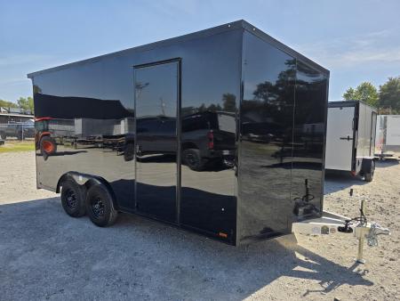New 2027 Amerilite 8.5X16 7' INSIDE ALUMINUM CAR HAULER ATV SXS UTV GOLFCART Cargo / Enclosed Trailer