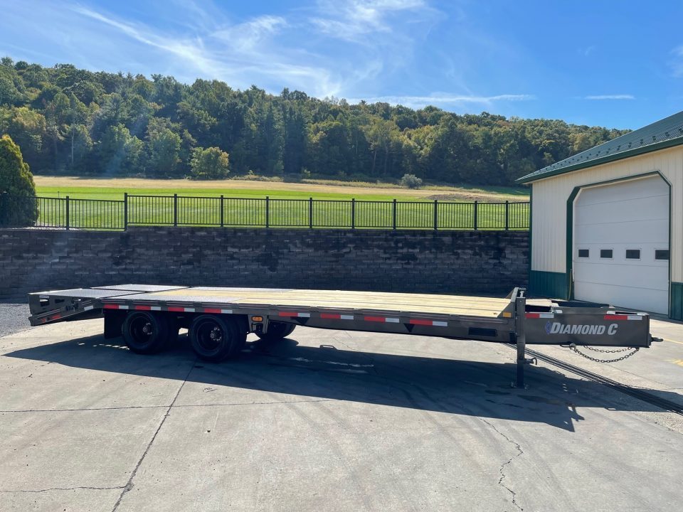 New 2027 Diamond C Trailers PX212 Pintle Hitch w/ Duals 25' Equipment Trailer