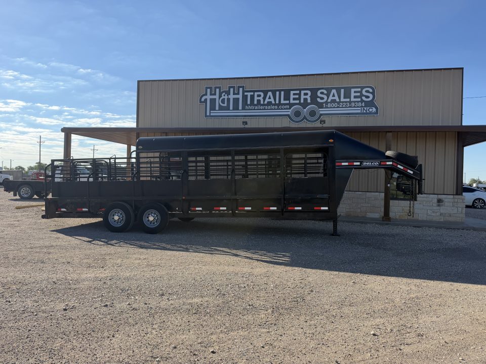 Used 2017 Delco Trailers GP68X2427K Stock / Stock Combo Trailer