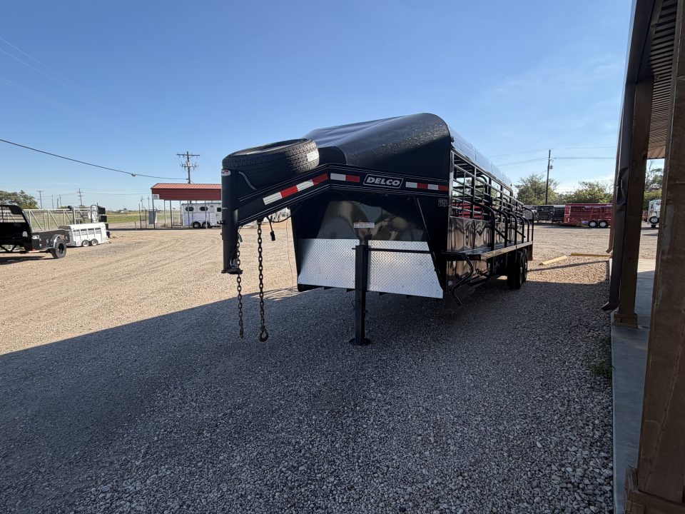 Used 2017 Delco Trailers GP68X2427K Stock / Stock Combo Trailer