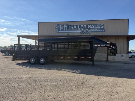 Used 2017 Delco Trailers GP68X2427K Stock / Stock Combo Trailer