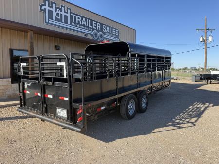 Used 2017 Delco Trailers GP68X2427K Stock / Stock Combo Trailer