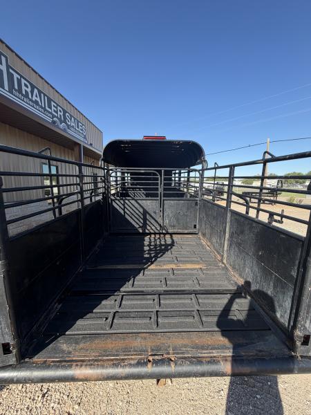 Used 2017 Delco Trailers GP68X2427K Stock / Stock Combo Trailer