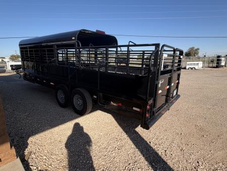 Used 2017 Delco Trailers GP68X2427K Stock / Stock Combo Trailer