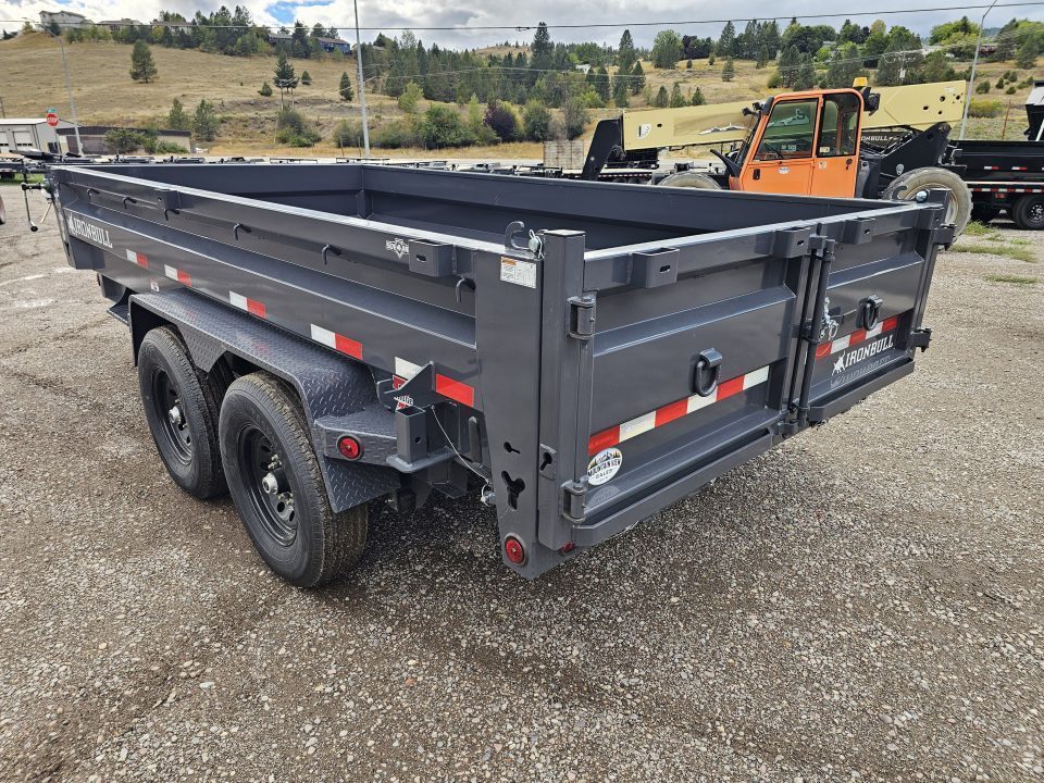 New 2027 Iron Bull 7x14 15k Low-Pro Dump Trailer