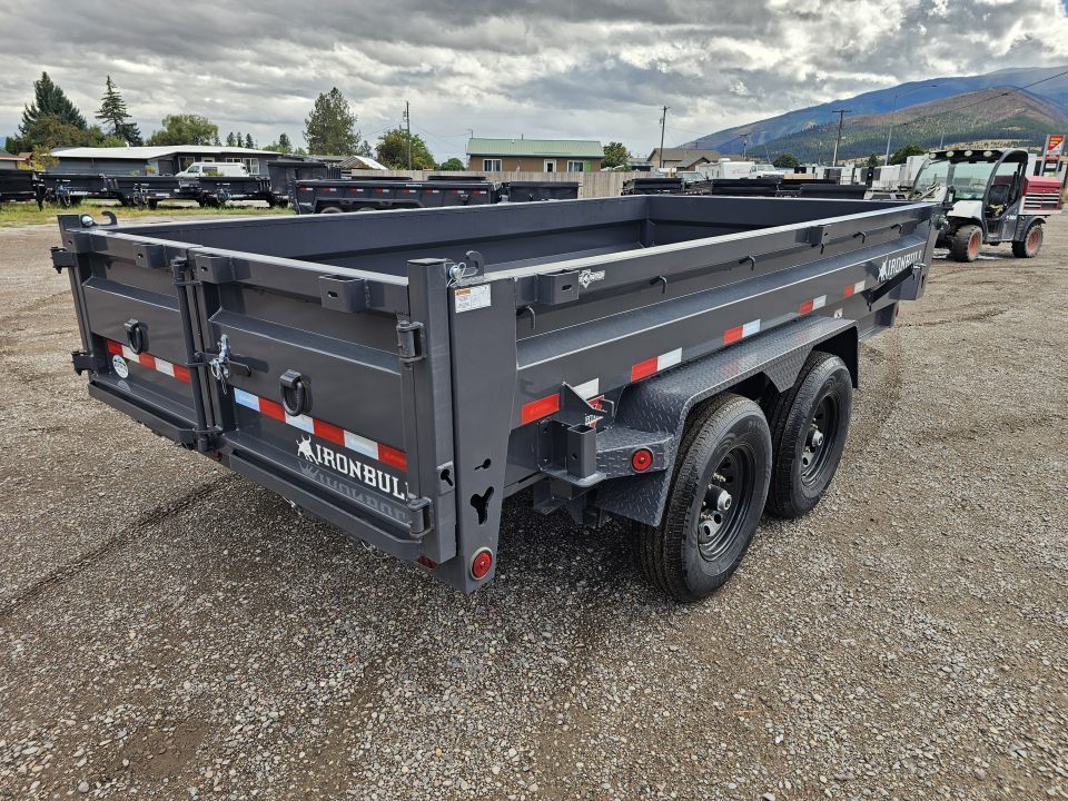 New 2027 Iron Bull 7x14 15k Low-Pro Dump Trailer