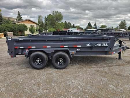 New 2027 Iron Bull 7x14 15k Low-Pro Dump Trailer