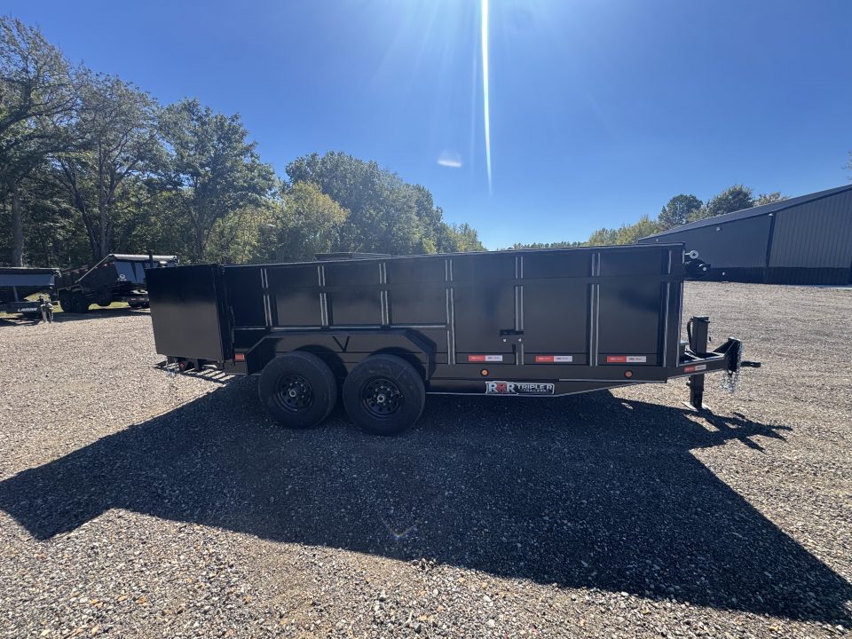New 2027 Triple R Trailers 7x16x3 Dump Trailer