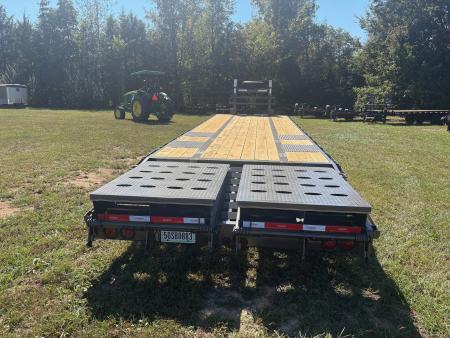 New 2027 Legend Trailers 102x30 TANDEM 22.5K GN W/ TORQUE TUBE & MAX RAMPS Flatbed Trailer
