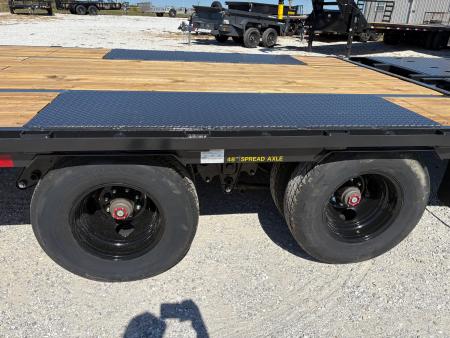 New 2027 Big Tex 102x30 Tandem 25.9K GN Flatbed w/ Mega Ramps, 2-Speed Jacks, & Load Lights