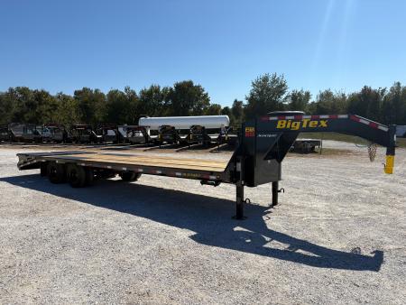 New 2027 Big Tex 102x30 Tandem 25.9K GN Flatbed w/ Mega Ramps, 2-Speed Jacks, & Load Lights