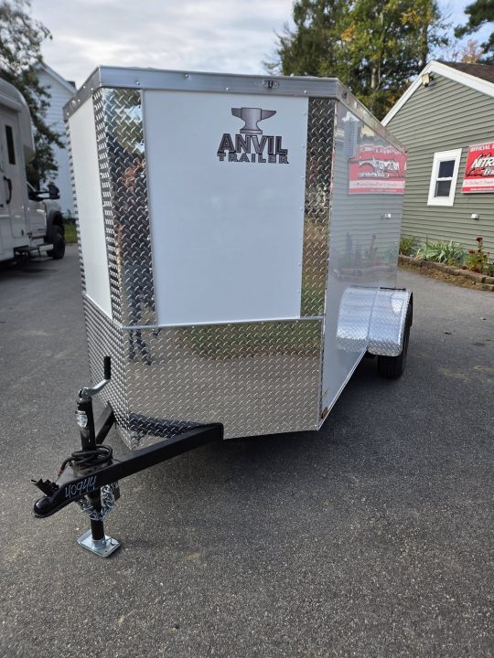 New 2027 Anvil 5x10 enclosed cargo trailer with ramp door 5 ft interior height Cargo / Enclosed Trailer