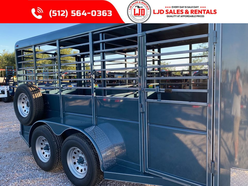 New 2027 Calico - 16' Bumper - Livestock Trailer - 16'X6'8X7'