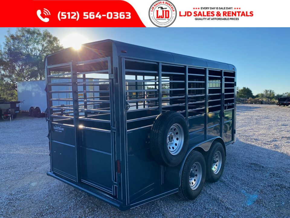 New 2027 Calico - 16' Bumper - Livestock Trailer - 16'X6'8X7'