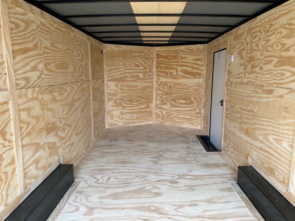 New 2027 Rock Solid 8.5x20 Tandem 10K Cargo w/ Ramp Door, 7' Interior Height, & .080 Exterior