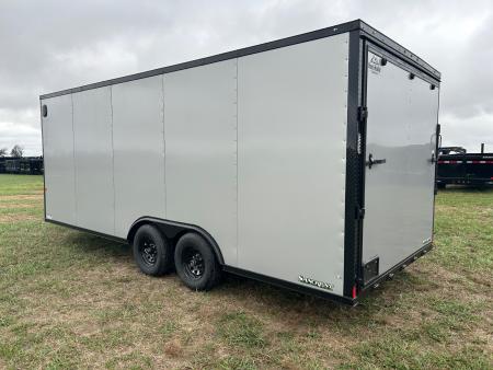 New 2027 Rock Solid 8.5x20 Tandem 10K Cargo w/ Ramp Door, 7' Interior Height, & .080 Exterior