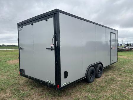 New 2027 Rock Solid 8.5x20 Tandem 10K Cargo w/ Ramp Door, 7' Interior Height, & .080 Exterior