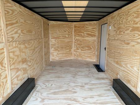 New 2027 Rock Solid 8.5x20 Tandem 10K Cargo w/ Ramp Door, 7' Interior Height, & .080 Exterior