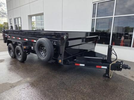 New DTB 83X16 14.9K SCISSOR LIFT DUMP TRAILER - BLACK