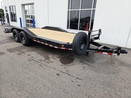New 102x20 (17+3) 14K WIDE BODY EQUIPMENT TRAILER - BLACK