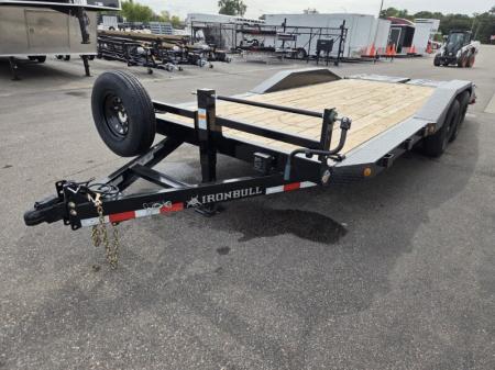 New 102x20 (17+3) 14K WIDE BODY EQUIPMENT TRAILER - BLACK