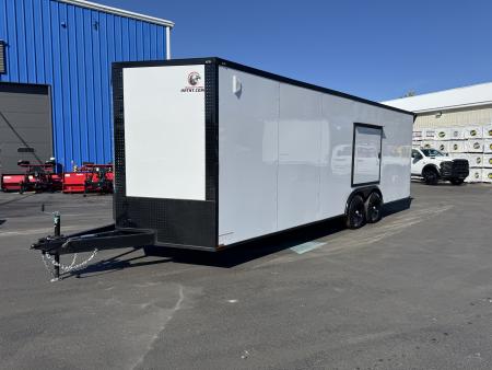 New 2027 Quality Cargo 8.5X24 TA3 Cargo / Enclosed Trailer *WHITE W/ BLACK