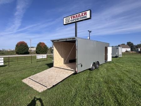 New 2027 Formula Trailers 8.5 x 24 Traverse Flat Top V-Nose Car Hauler 10K, Enclosed Trailer