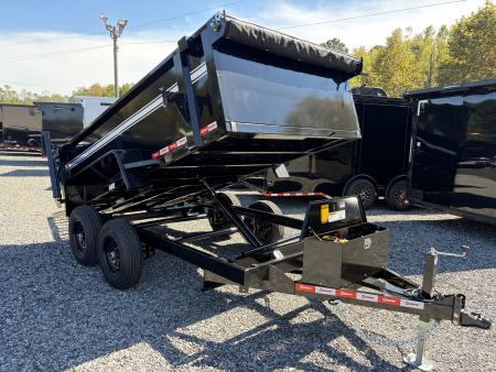New 2027 U-Dump 6X12 With 31  Sides, Pro-Lite Low-Profile Dump Trailer, 10K GVWR, Tarp & Roller, Slide-Out Ramps