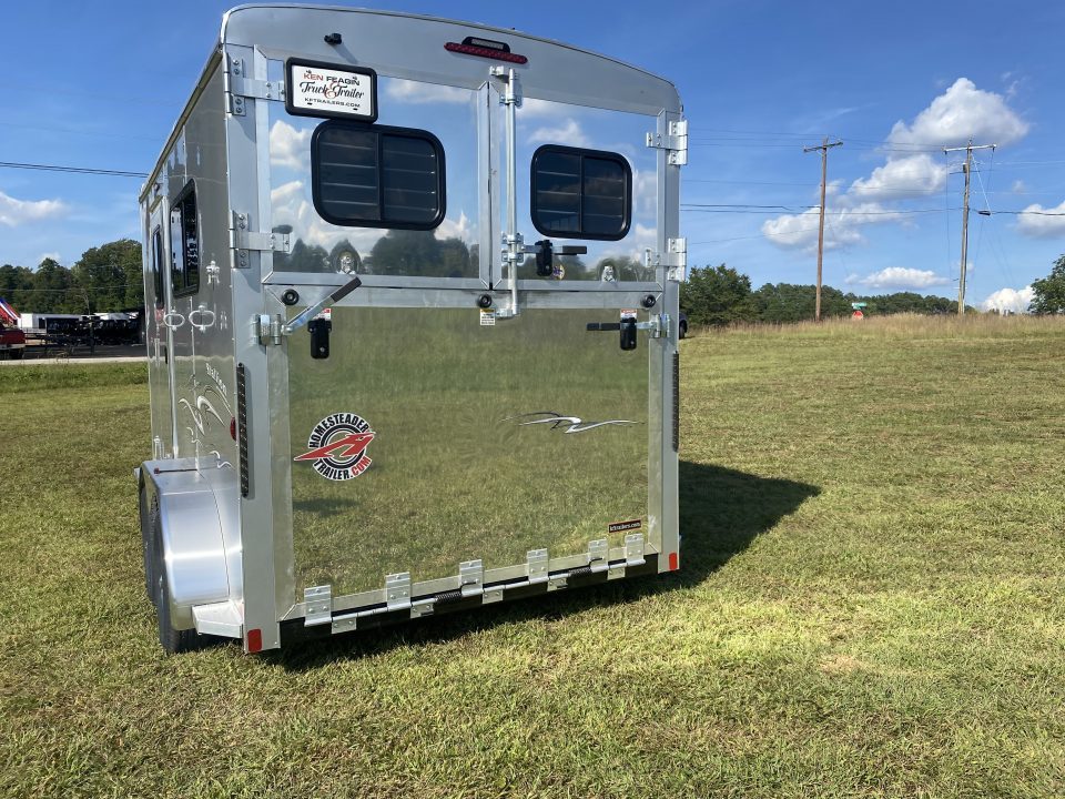 New 2027 Homesteader 2 Horse Direct Load Warmblood Horse Trailer