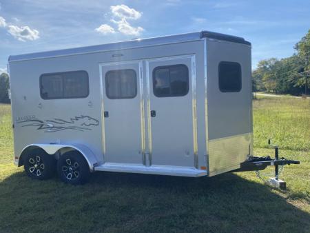 New 2027 Homesteader 2 Horse Direct Load Warmblood Horse Trailer