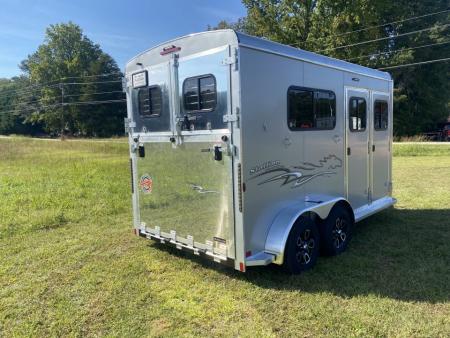 New 2027 Homesteader 2 Horse Direct Load Warmblood Horse Trailer