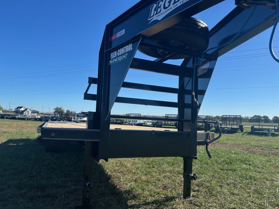New 2027 Legend 102x25 Tandem 22.5K GN Flatbed w/ 5' Dove & Max Ramps