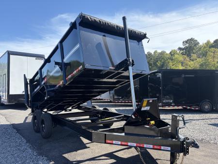 New 2027 U-Dump 7X16 Dump Trailer - HD Pro Series I-Beam, 14K GVWR, 48  Sides, 10 Ga Walls, 7 Ga Floor