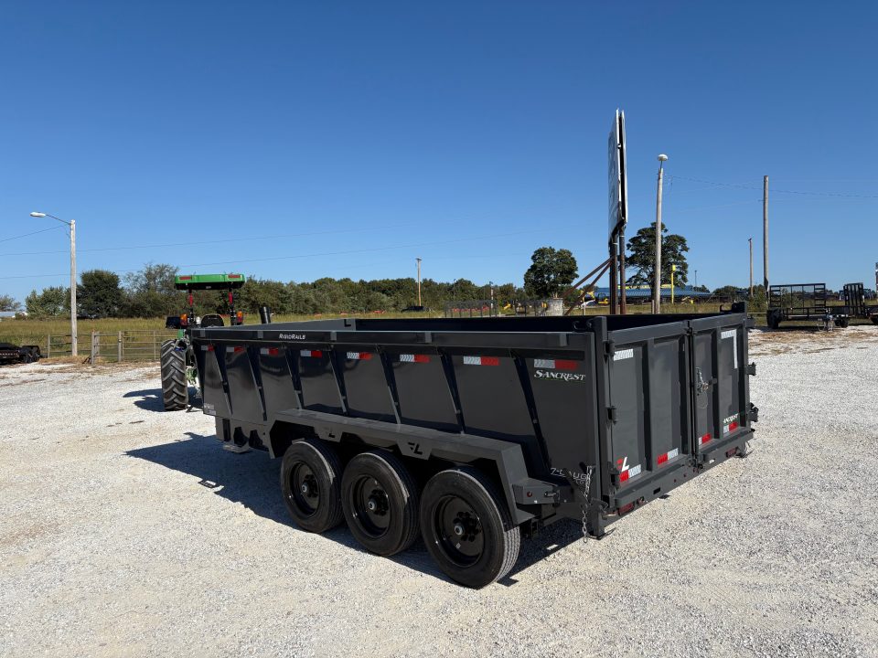 New 2027 Lamar 83X16 TRIPLE TELESCOPIC 21K DUMP W / 36" SIDES & 17.5 WHEELS / 16PLY TIRES