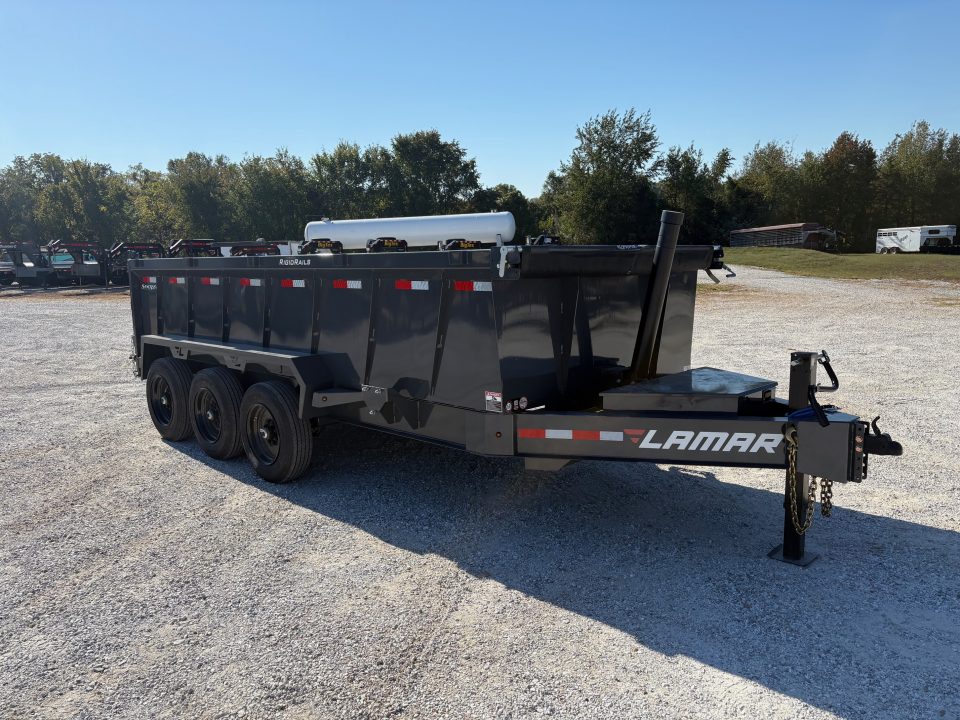 New 2027 Lamar 83X16 TRIPLE TELESCOPIC 21K DUMP W / 36" SIDES & 17.5 WHEELS / 16PLY TIRES