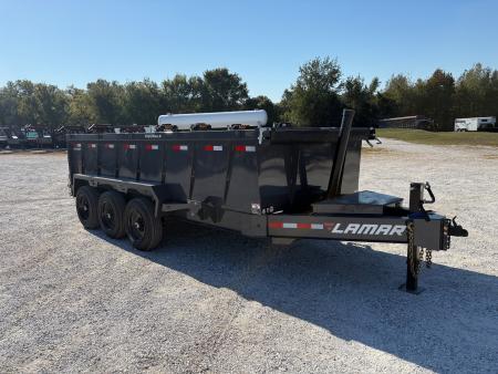 New 2027 Lamar 83X16 TRIPLE TELESCOPIC 21K DUMP W / 36" SIDES & 17.5 WHEELS / 16PLY TIRES