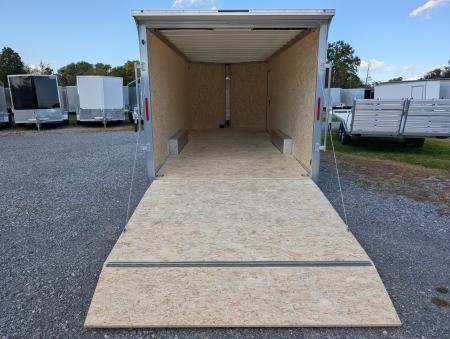 New 2027 E-Z Hauler EZEC8.5X20CH XLT PRO Car Hauler 7 FOOT 1 INCH INTERIOR HEIGHT, .080 POLY SIDES, TRANSLUCENT ROOF, REAR CANOPY, TORSION AXLES, FREE ALUMINUM WHEEL UPGRADE