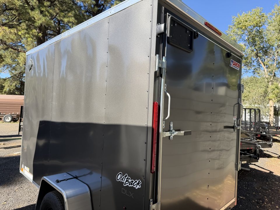 New 2027 Pace American 6X10 Outback rear Ramp Door Cargo / Enclosed Trailer