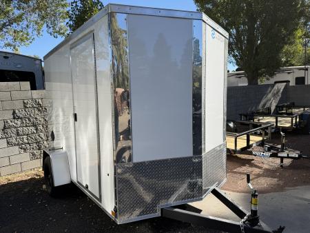 New 2027 Look Trailers 6X10 ST DLX 7' Tall rear Ramp Door Cargo / Enclosed Trailer