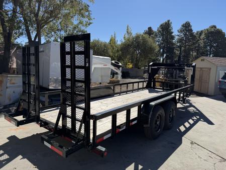 New 2026 Top Hat Trailers 83X20 GN HH14K Flatbed Trailer